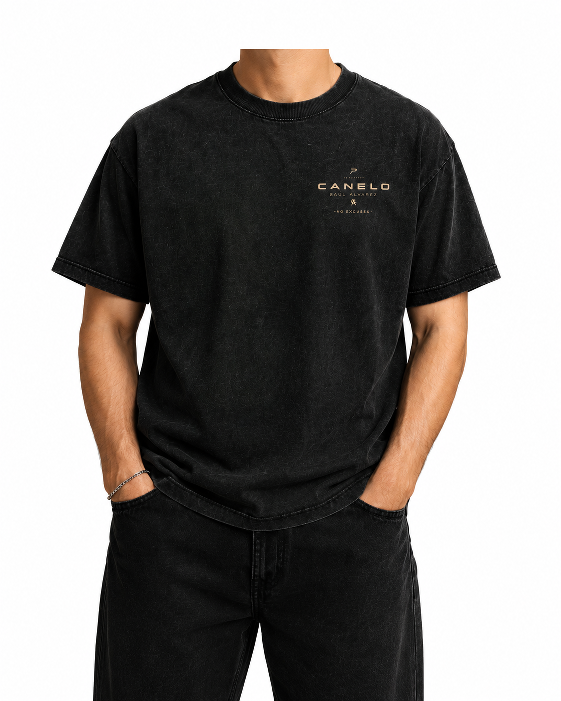 PHANTOM X CANELO Tee Trendy Everyday Fashion Top side view