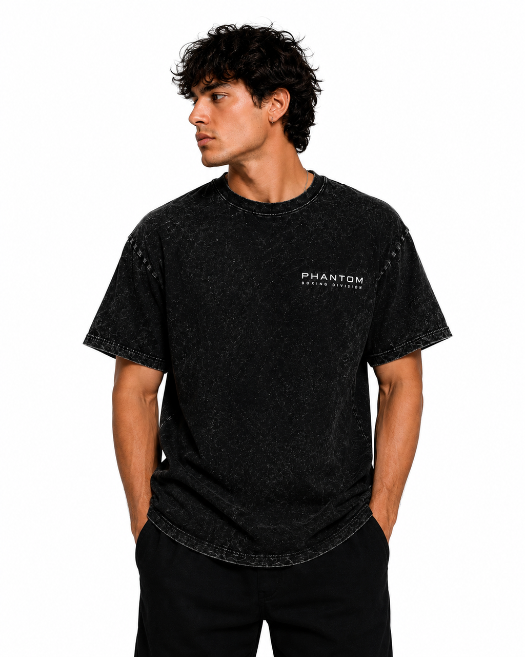 PHANTOM X CANELO Tee Premium Streetwear Fashion Top back view