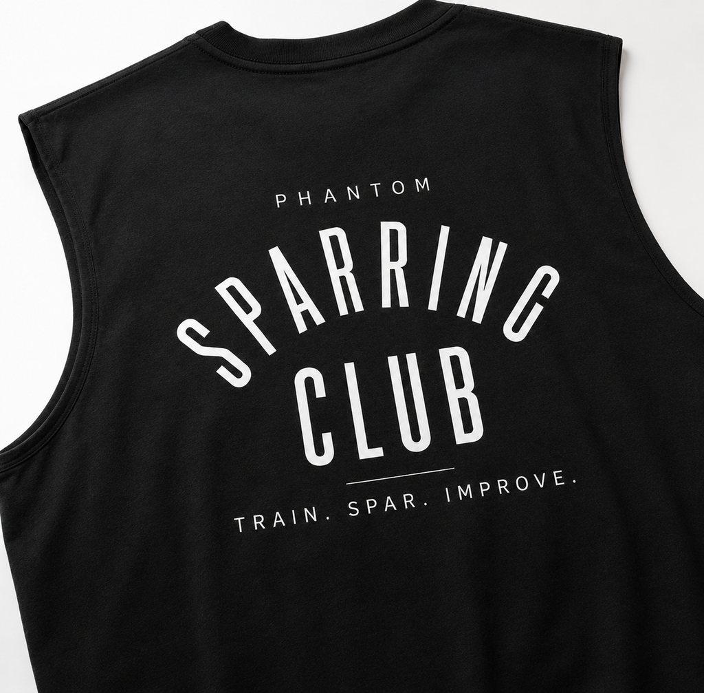 PHANTOM Muscle Tank Premium Workout Sportswear Top back view