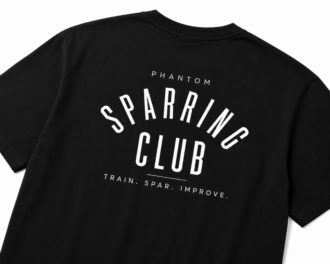 PHANTOM Sparring Club Tee Boxing Inspired Streetwear Tee side view